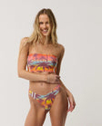 Rip Curl Womens Bikini Bottoms Retro Revival Hi Leg Skimpy Coverage