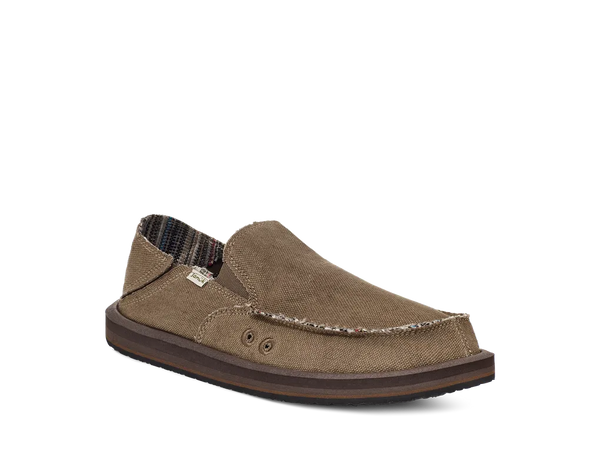 Sanuk Mens Shoes Vagabond ST Hemp