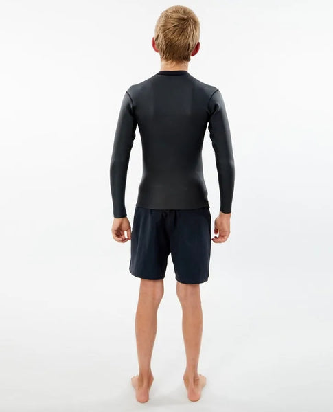 Rip Curl Kids Wetsuits Dawn Patrol Long Sleeve Front Zip Jacket Boys 8-16 years