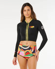 Rip Curl Womens Wetsuits G-Bomb Farm Rio 1.5mm Boy Leg Wetsuit Shorts