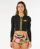 Rip Curl Womens Wetsuits G-Bomb Farm Rio 1.5mm Long Sleeve Front Zip Cropped Jacket