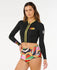Rip Curl Womens Wetsuits G-Bomb Farm Rio 1.5mm Long Sleeve Front Zip Cropped Jacket