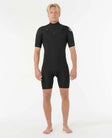 Rip Curl Mens Wetsuits Mens Dawn Patrol 2/2 Chest Zip Springsuit