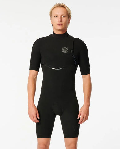 Rip Curl Mens Wetsuits E-Bomb 2mm Zip Free Short Sleeve Springsuit