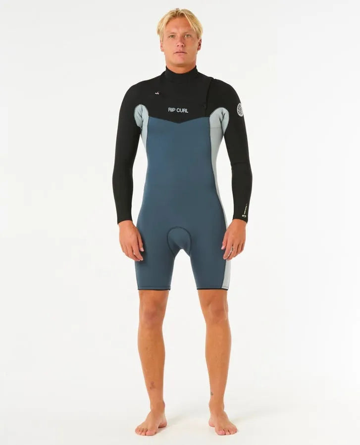 Rip Curl Mens Wetsuits Dawn Patrol 2/2 Long Sleeve Chest Zip Springsuit