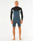 Rip Curl Mens Wetsuits Dawn Patrol 2/2 Long Sleeve Chest Zip Springsuit