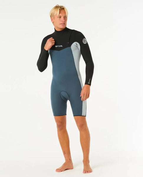 Rip Curl Mens Wetsuits Dawn Patrol 2/2 Long Sleeve Chest Zip Springsuit