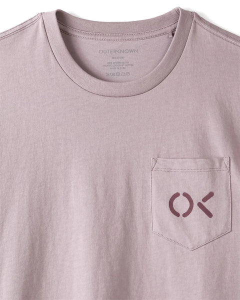 Outerknown Mens Shirt OK Stencil Pocket Tee