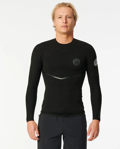Rip Curl Mens Wetsuits E-Bomb 1.5mm Long Sleeve Wetsuit Jacket