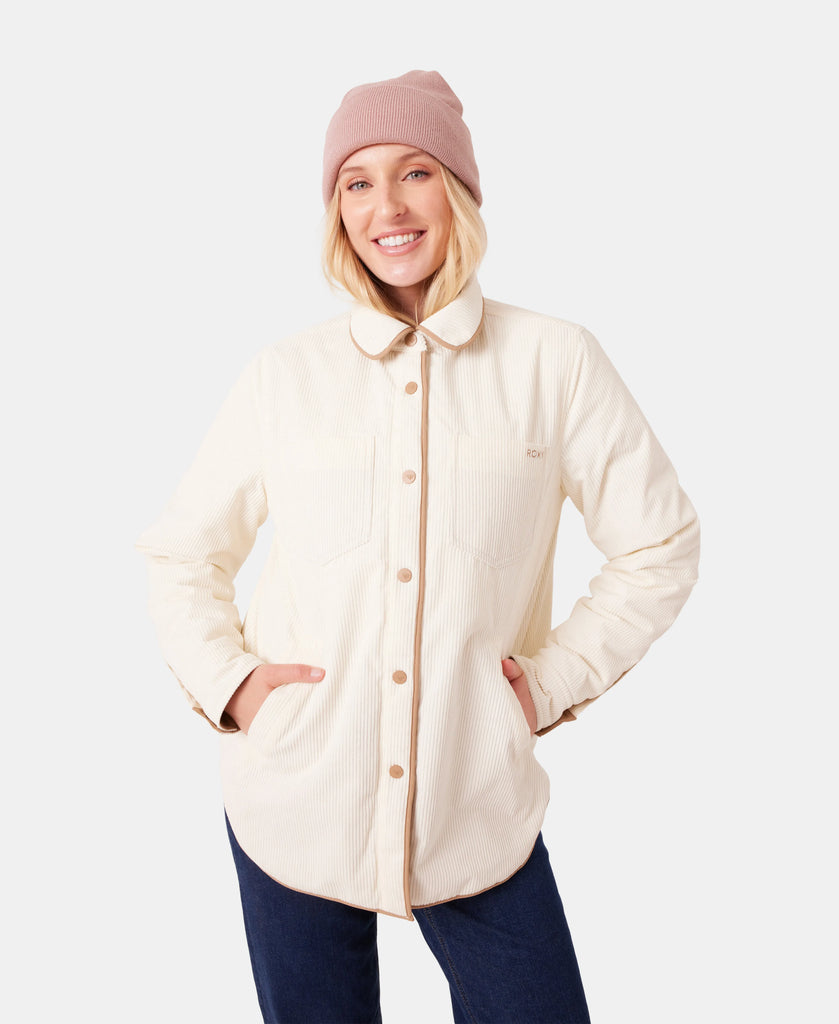 Roxy Womens Snow Layers Alpine Quilted Shacket