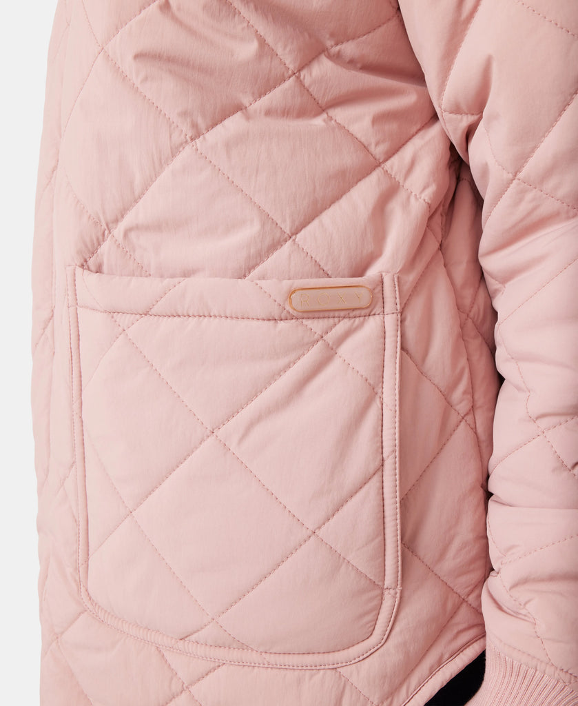 Roxy Womens Snow Layers Aurora Quilted Bomber