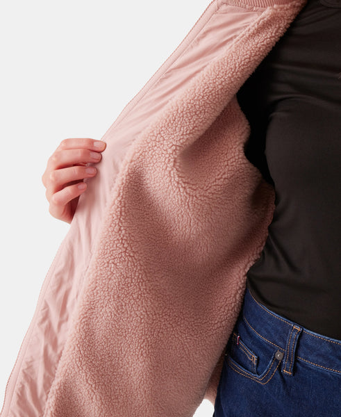 Roxy Womens Snow Layers Aurora Quilted Bomber