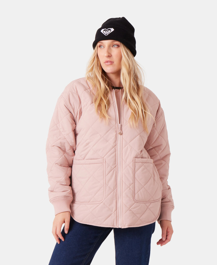 Roxy Womens Snow Layers Aurora Quilted Bomber
