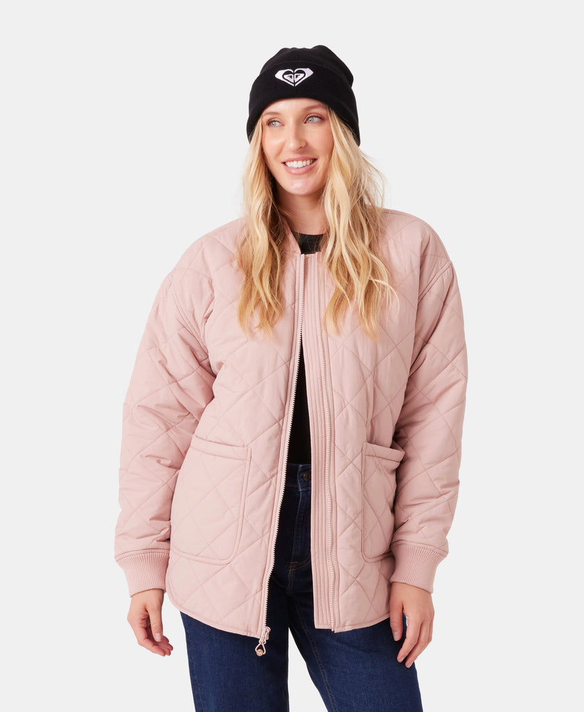 Roxy Womens Snow Layers Aurora Quilted Bomber