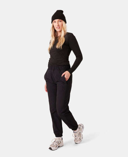 Roxy Womens Snow Layers Ember Textured Jogger