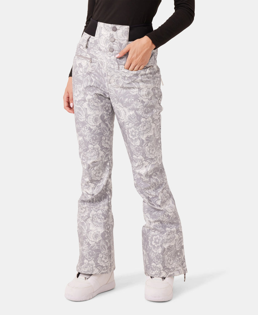 Roxy Womens Snow Pants Rising High Print