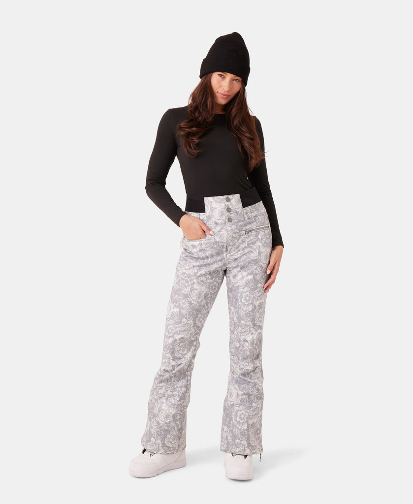 Roxy Womens Snow Pants Rising High Print