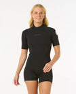 Rip Curl Womens Wetsuits Dawn Patrol 2/2 Short Sleeve Eco Springsuit