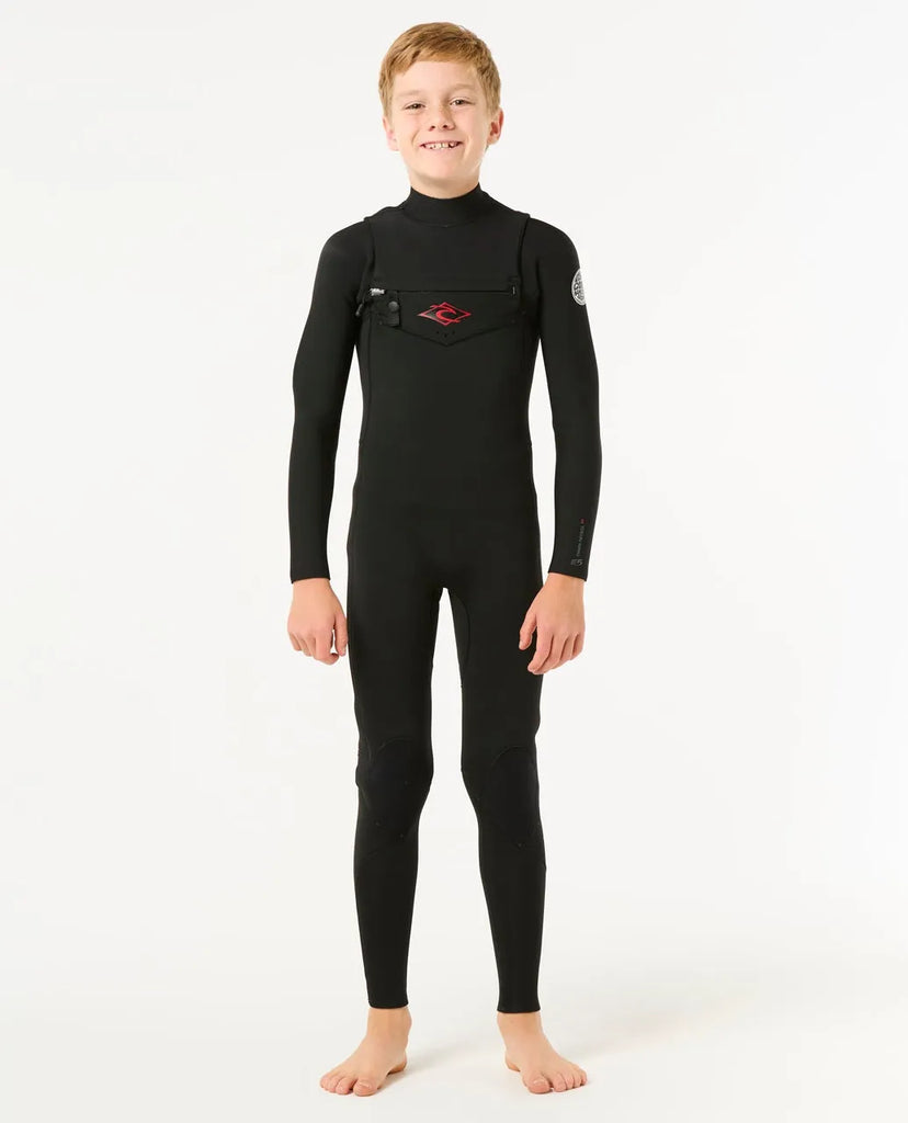 Rip Curl Kids Dawn Patrol 4/3 Chest Zip Steamer