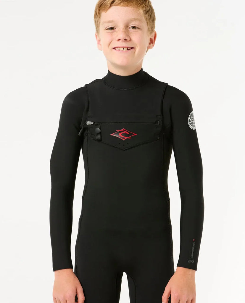 Rip Curl Youth Wetsuits Kids Dawn Patrol 3/2 Chest Zip Fullsuit
