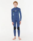 Rip Curl Youth Wetsuits Kids Dawn Patrol 3/2 Chest Zip Fullsuit