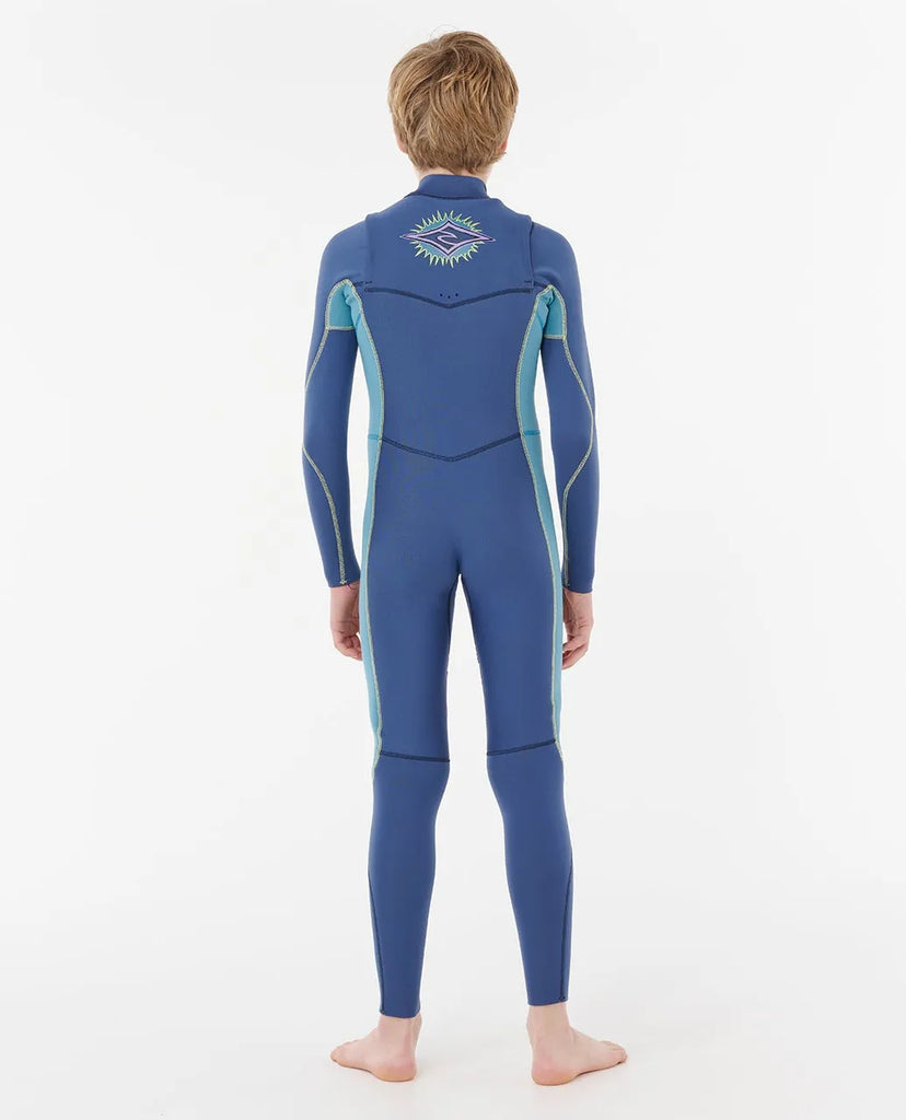 Rip Curl Youth Wetsuits Kids Dawn Patrol 3/2 Chest Zip Fullsuit