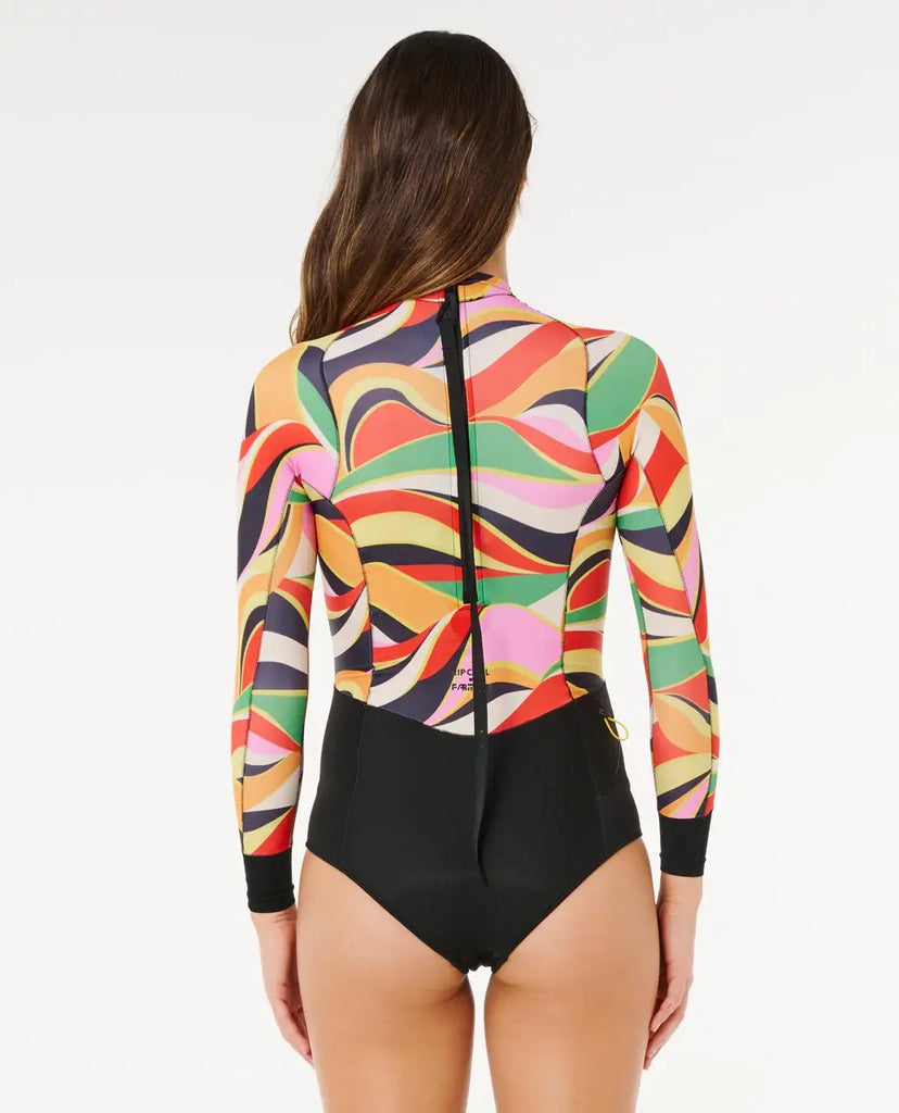 Rip Curl Womens Wetsuits G-Bomb Farm Rio Tropical Long Sleeve Back Zip Springsuit
