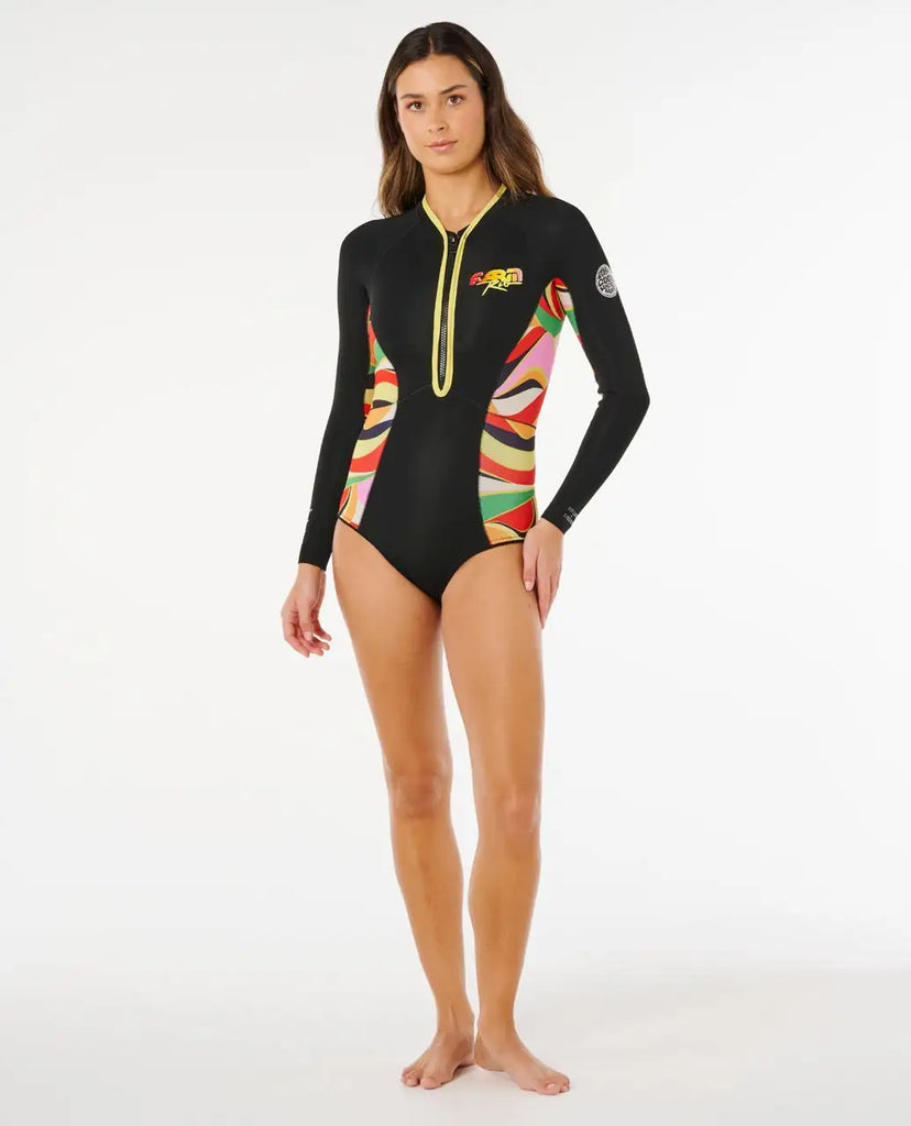 Rip Curl Womens Wetsuits G-Bomb 1.5mm Long SLeeve Front Zip Full Springsuit