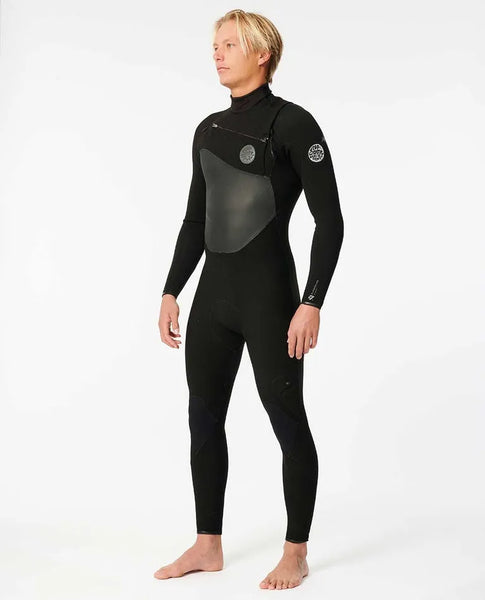 Rip Curl Mens Wetsuits E7 Flashbomb 4/3 Chest Zip Fullsuit