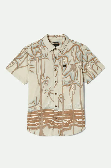 Brixton Mens Woven Charter Print