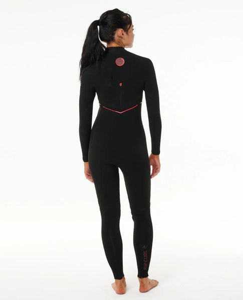 Rip Curl Womens Wetsuits Flashbomb Fusion 3/2mm Zip Free Fullsuit