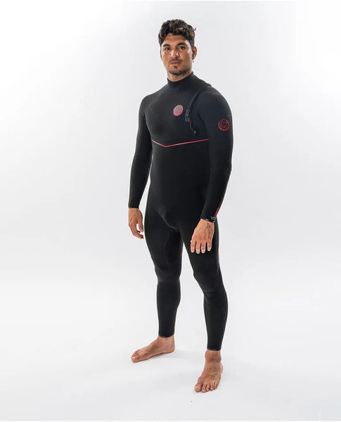 Rip Curl Mens Wetsuits Flashbomb Fusion 4/3mm Zip Free Fullsuit