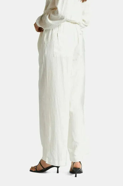 Brixton Womens Pants Vintage Linen Blend Wide Leg