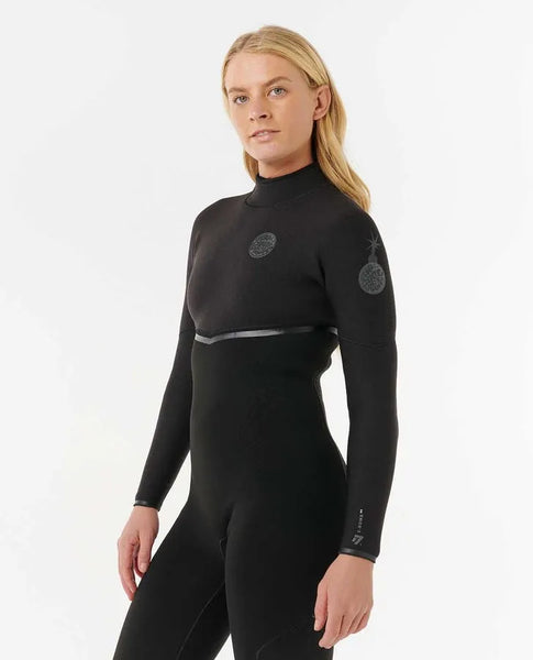 Rip Curl Womens Wetsuits E-Bomb 3/2 GB Back Zip Fullsuit