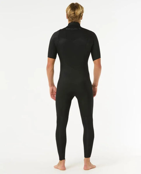Rip Curl Mens Wetsuits Dawn Patrol 2/2 Short Sleeve Chest Zip Wetsuit