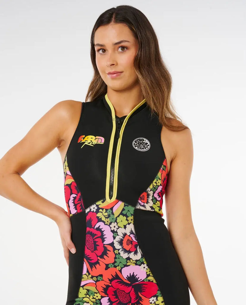 Rip Curl Womens Wetsuits G-Bomb Farm Rio 2mm Long Jane Springsuit