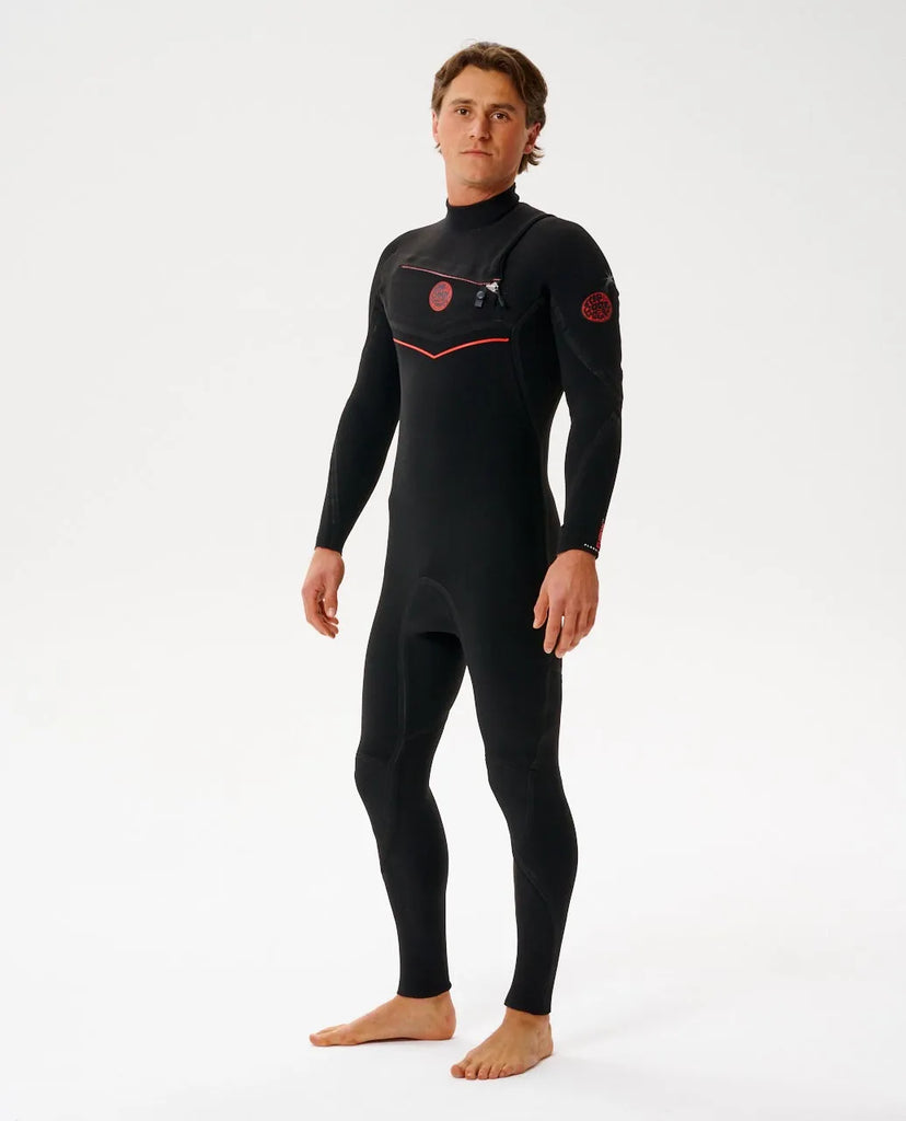 Rip Curl Mens Wetsuits Flashbomb Fusion 3/2mm Chest Zip Fullsuit