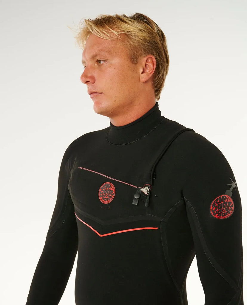 Rip Curl Mens Wetsuits Flashbomb Fusion 3/2mm Chest Zip Fullsuit