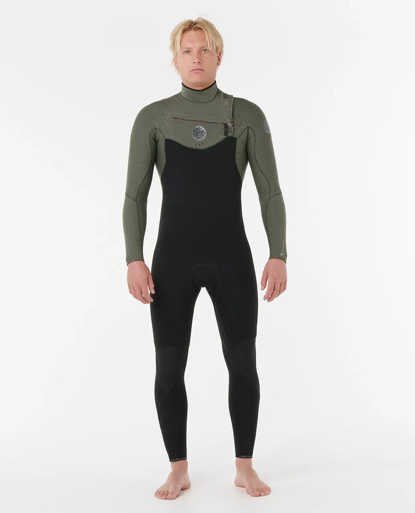 Rip Curl Mens Wetsuit Flashbomb 4/3 Chest Zip Fullsuit