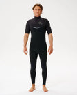 Rip Curl Mens Wetsuits E-Bomb 2/2 Zip Free Short Sleeve Springsuit