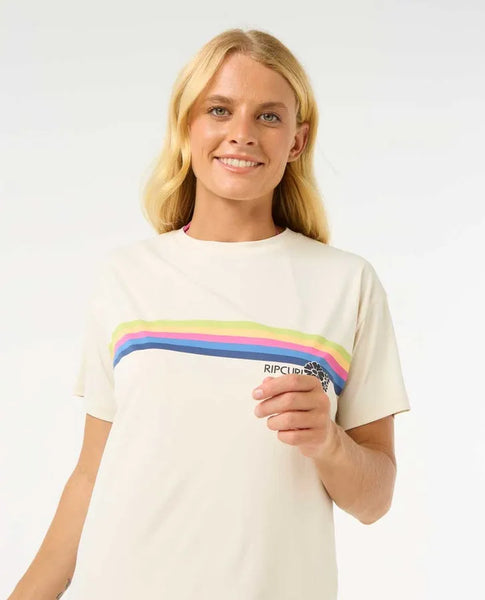Rip Curl Womens Rashguard Surfarama Short Sleeve Surflite