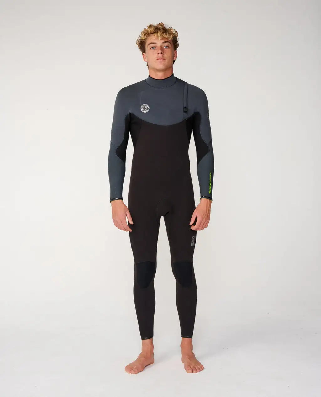 Rip Curl Mens Wetsuits Elasto Zip Free 3/2 Fullsuit
