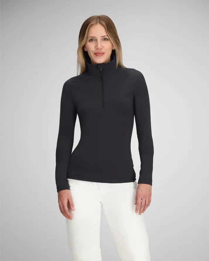 Obermeyer Womens Base Layer Oly 1/4 Zip Baselayer Top