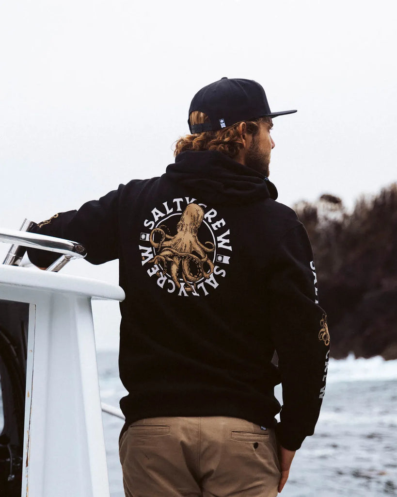 Salty Crew Mens Sweatshirt Tentacles Fleece Hoodie