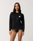 Rip Curl Womens Rashguard Classic Surf Long Sleeve Cooling Rash Vest