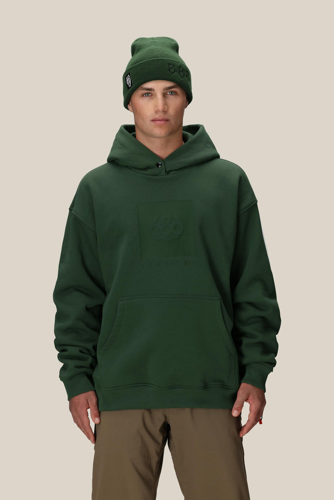 686 Mens Snow Layers Knockout Logo Premium Heavyweight Pullover Hoody