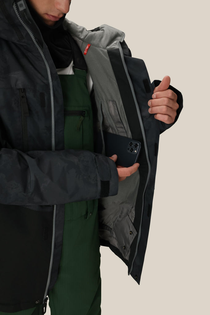 686 Mens Snow Jacket Geo Insulated