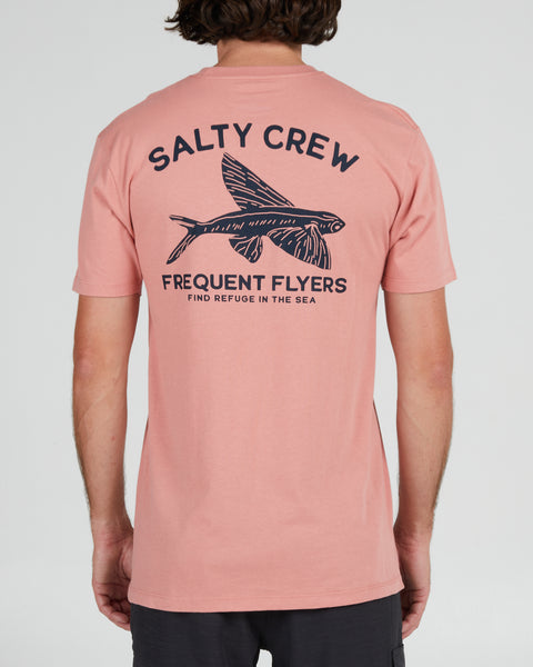 Salty Crew Mens Shirt Frequent Flyer Premium Tee