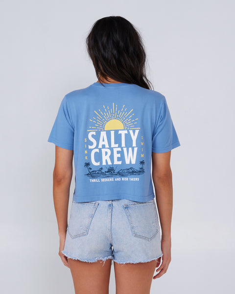 Salty Crew Womens Shirt Cruisin Crop Tee