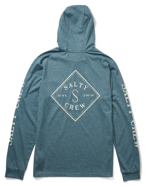 Salty Crew Mens Shirt Tippet Pocket Hood Tech Tee